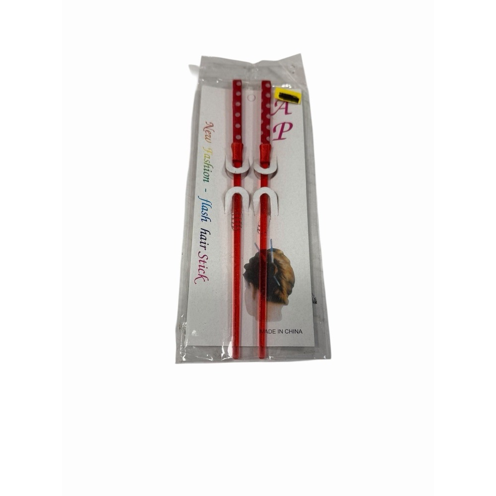 NEW hair accessories CHOP STICKS red